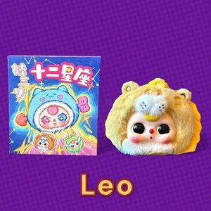 Baby Three Twelve Constellations Plush Pendant Blind Box Leo